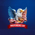 Independence Day USA iStickers App Cancel