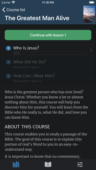 EMMAUS - Bible & Courses Screenshot