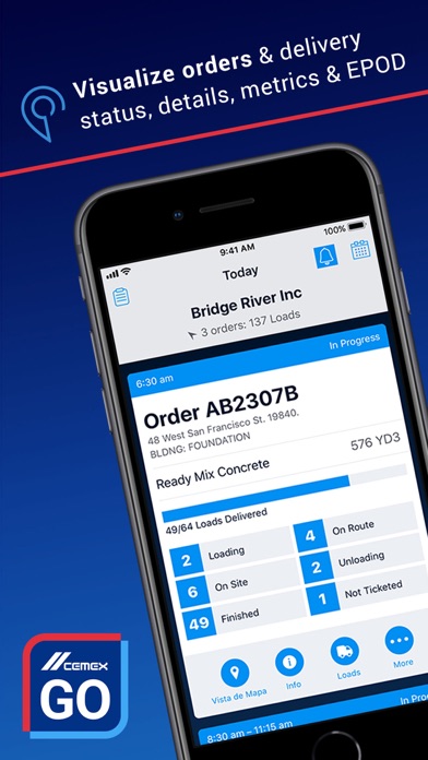 CEMEX Go - Track Screenshot