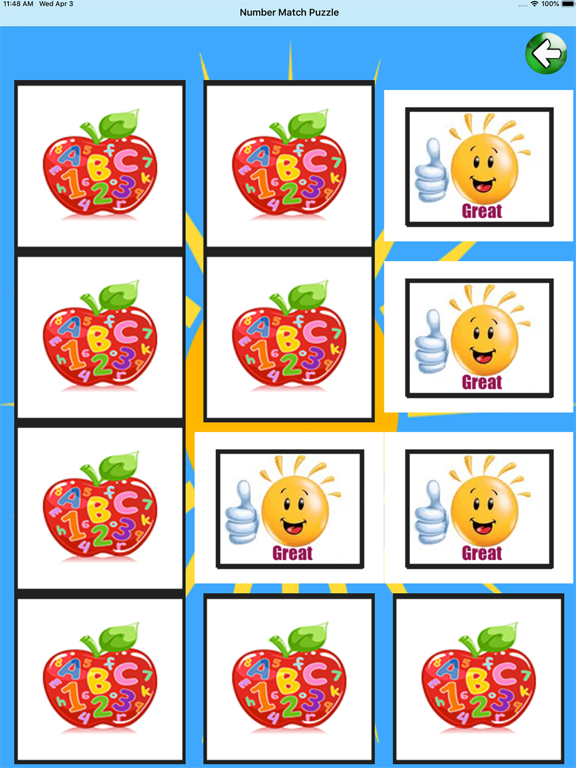 Kidz Match iPad screenshot
