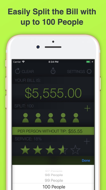 Tip Calculator % Tap Tip screenshot-3