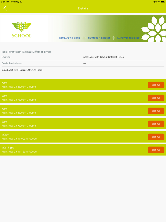Screenshot #6 pour Parent Booker
