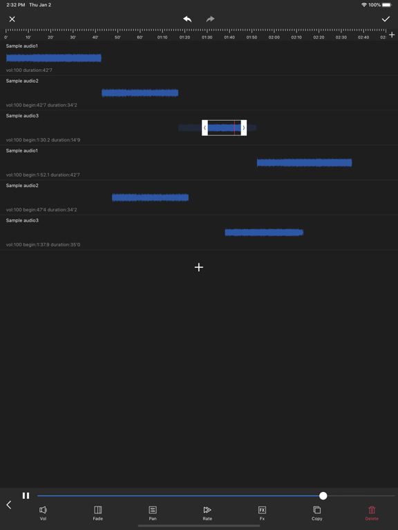 Screenshot #4 pour AudioÉditeur - Éditeur musique