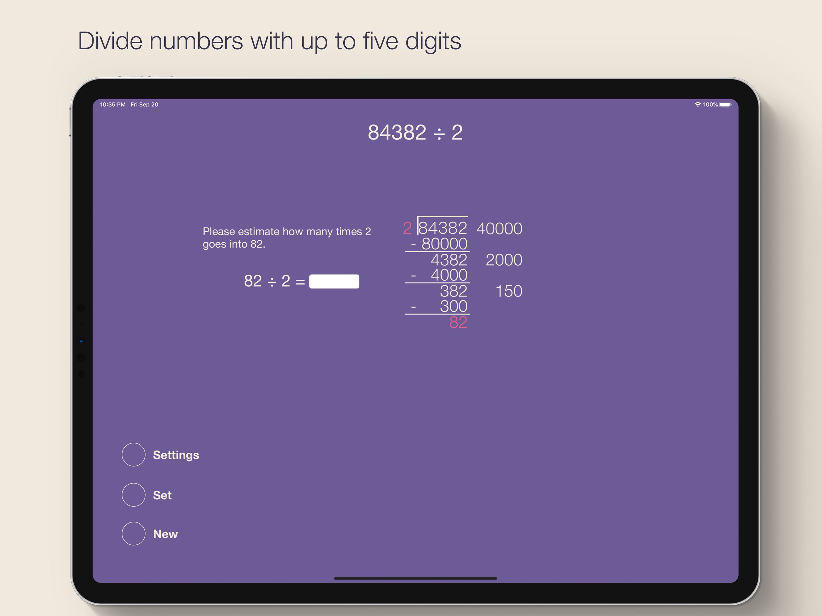 Partial Quotients Division screenshot 9