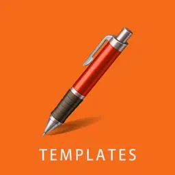 Brochure template for Pages app icon