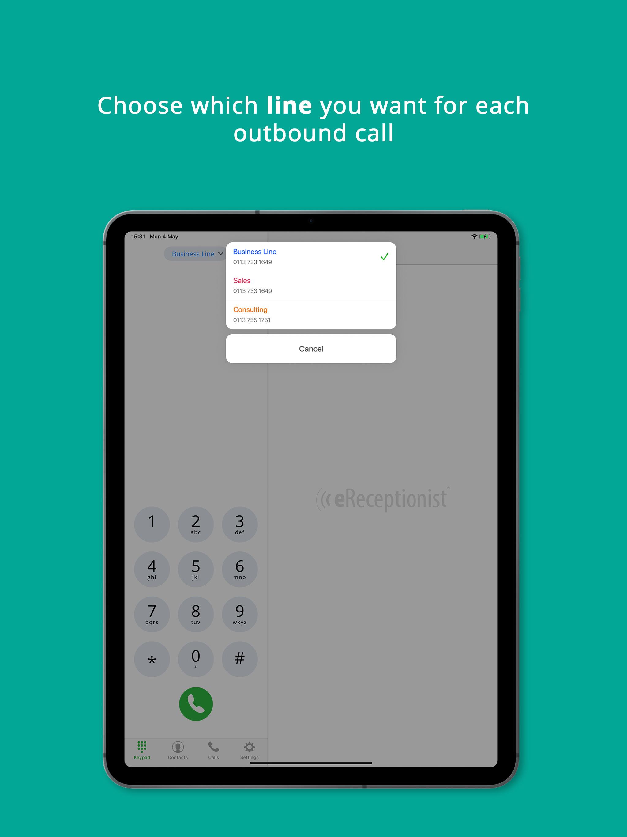 eReceptionist – Business Phone
