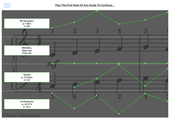 PianoMajors iPad screenshot 2 - Music app