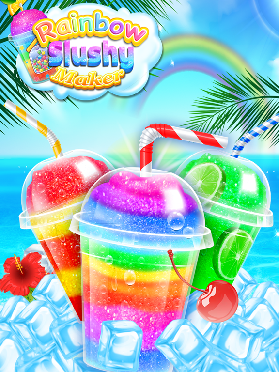Rainbow Frozen Slushy Truck iPad screenshot