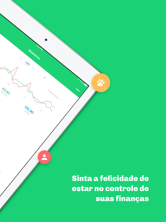 Organizze - Finanças pessoais iPad screenshot 2