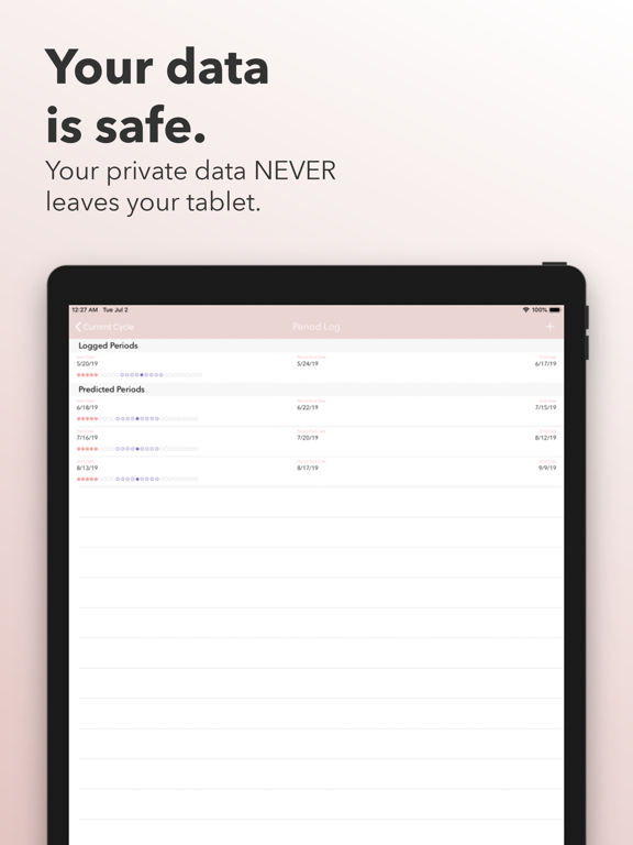 Screenshot #6 pour Period Diary: Cycle Tracker