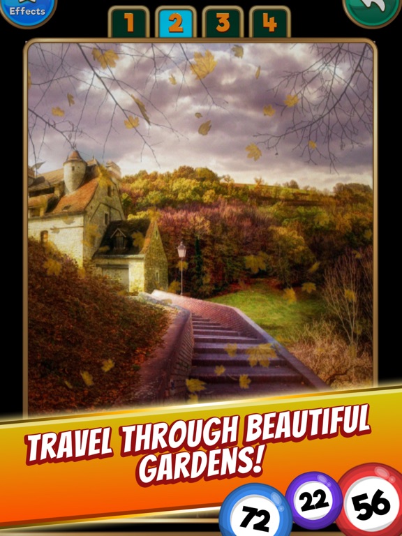 Bingo game Quest Summer Garden iPad screenshot 7 - Games app