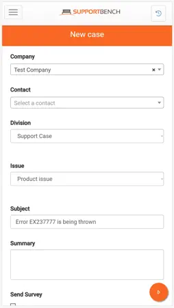 Supportbench screenshot 4