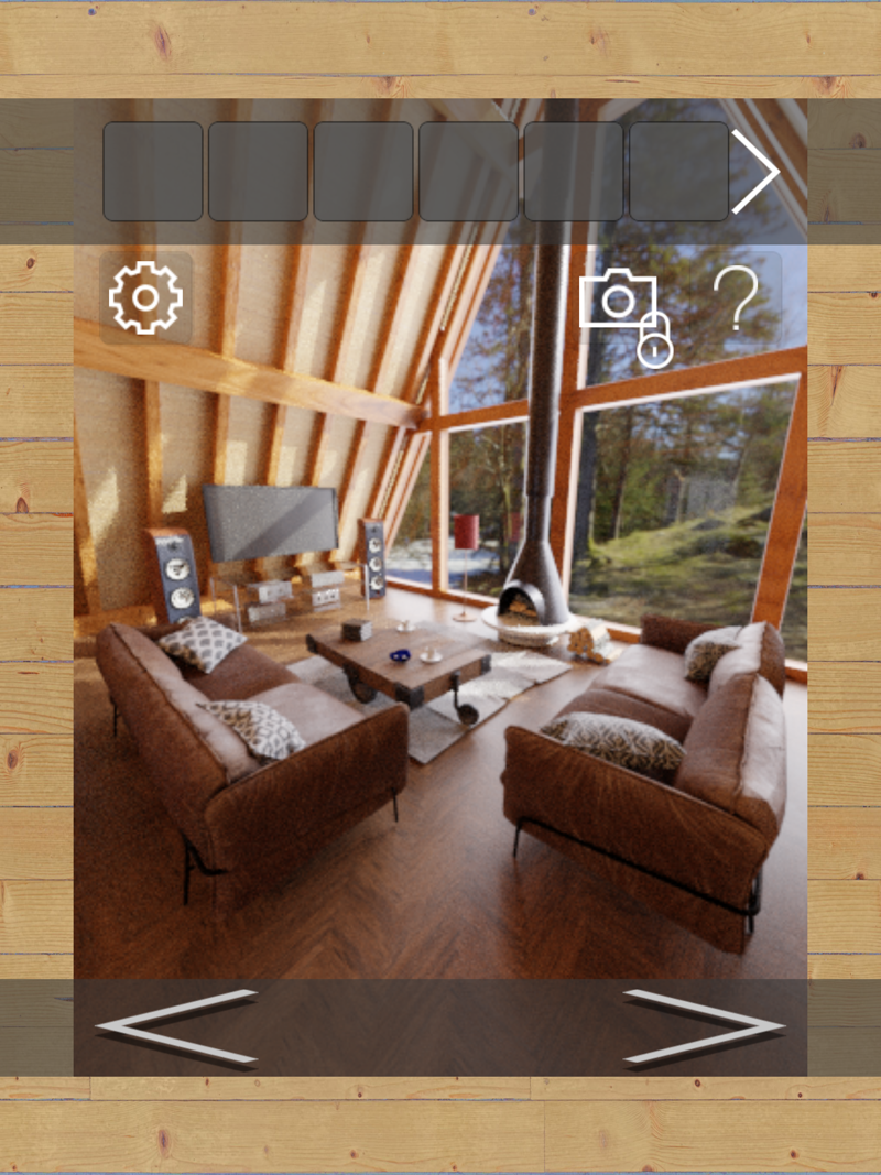 Wooden Lodge Hotel Escape Game official gameplay screenshot 2