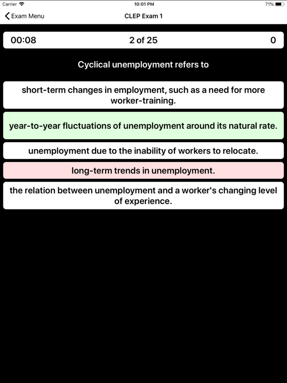 CLEP Macroeconomics Prep iPad screenshot