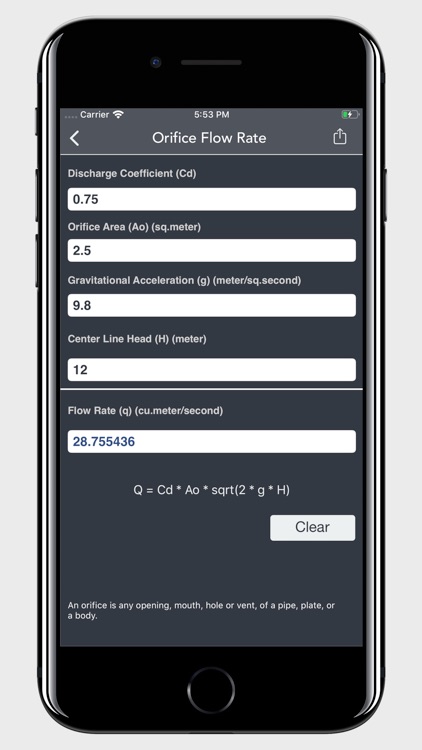 Fluid Mechanics Calculator screenshot-5