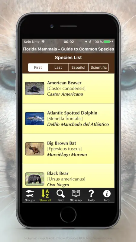 Florida Mammals screenshot 2 of 5