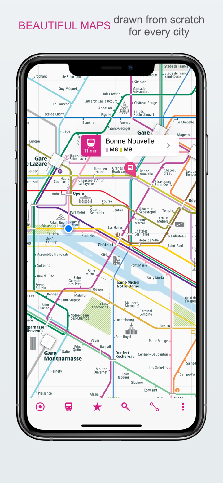 City Rail Map - Travel Offline screenshot 1