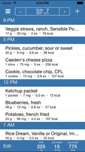 AccuGo for PKU screenshot 1