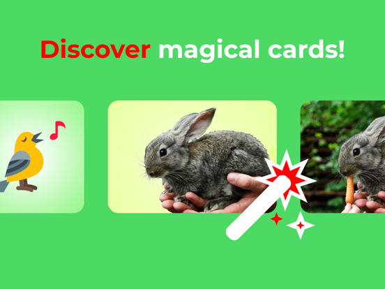 Flashcards. Animal sounds. ABC iPad screenshot 2 - Education app