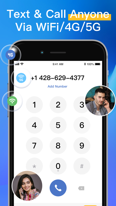 Call Now: 2nd Number Phone App Screenshot
