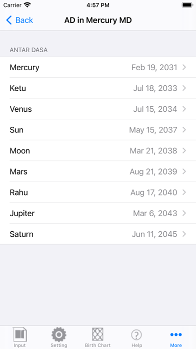 iHoroscope Vedic Screenshot