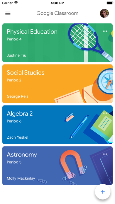 Google Classroom screenshot1