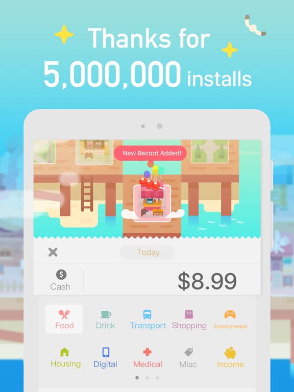 Screenshot #4 pour Fortune City: Expense Tracker