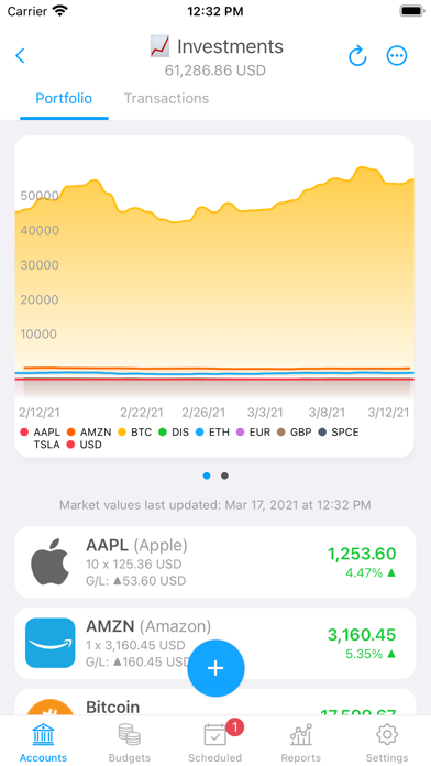 MoneyWiz 2025 Personal Finance Screenshot