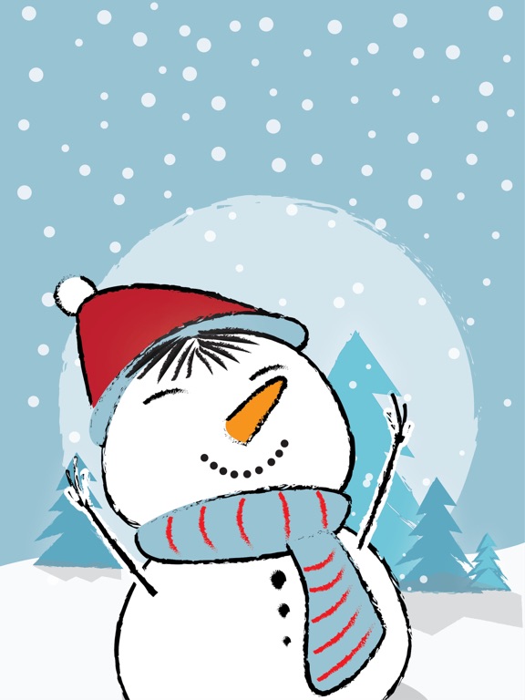 Screenshot #4 pour Snowman Emoji Stickers