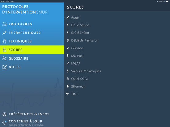 Smur Bmpm iPad screenshot 7 - Medical app
