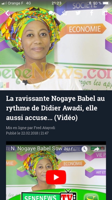 SeneNews – Infos & Actualité iPhone screenshot 6 - News app