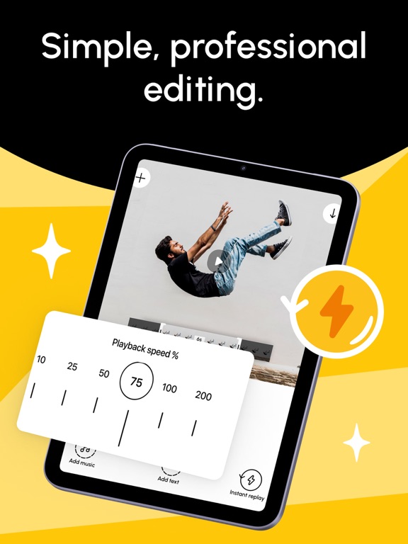 Reverse Vid: Video Reverser iPad screenshot 5 - Photo & Video app