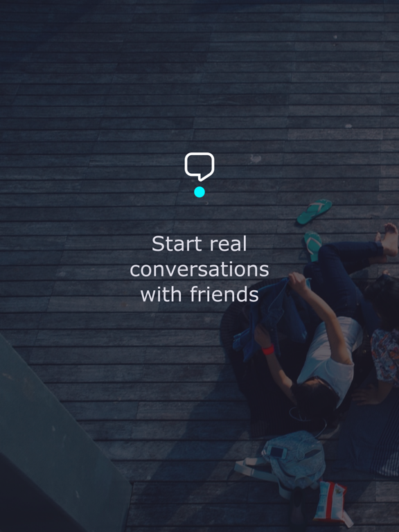 Ask Friends: Conversations iPad screenshot 1 - Lifestyle app