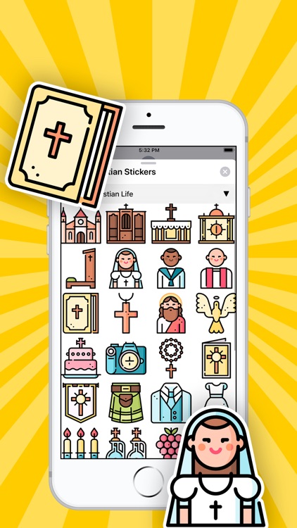 Christian Stickers App