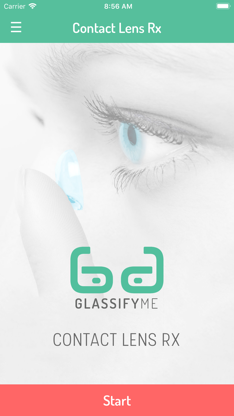 Contact Lens Rx by GlassifyMe screenshot 1