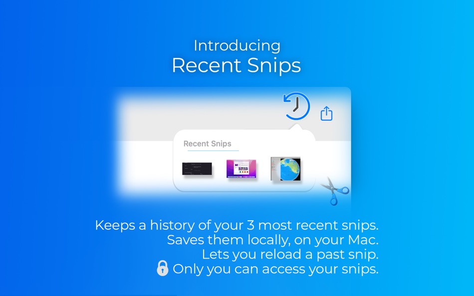 #7. Snip My - Screenshot tool (macOS) Podle: Mahtca Global S.R.L.