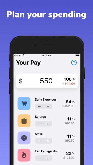 Screenshot #3 pour Happy Buckets - Budget planner