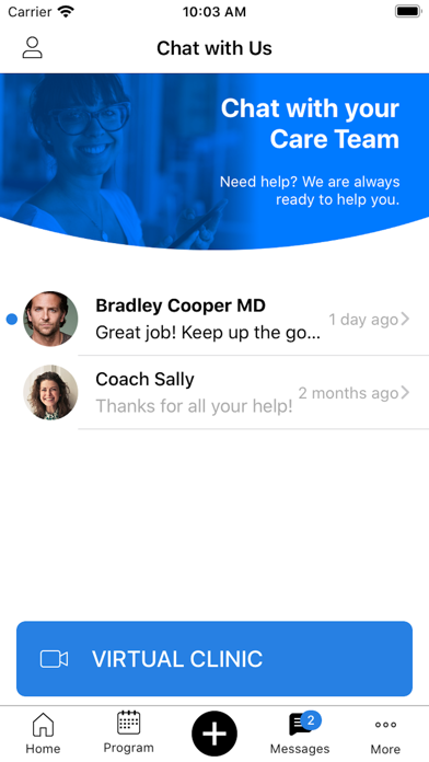 BodySite Digital Health Screenshot