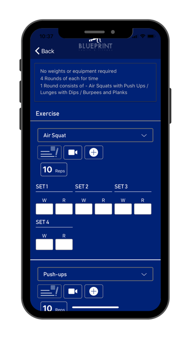 Screenshot #2 pour Blueprint Health and Fitness