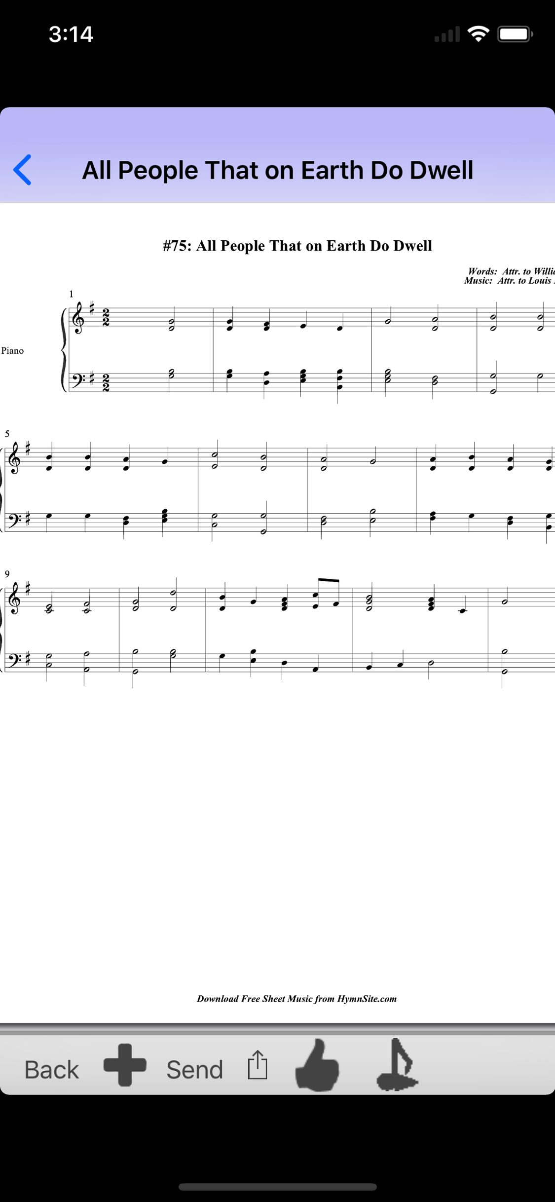 Christian music Score Premium screenshot 3
