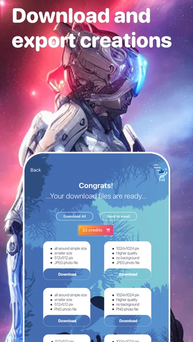 Syntetic AI - AI Art Generator Screenshot