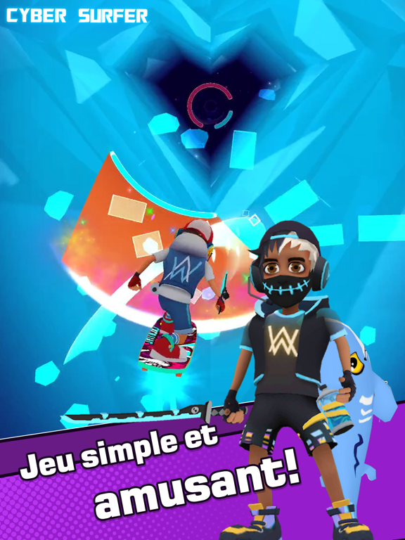 Screenshot #6 pour Cyber Surfer: EDM & Skateboard