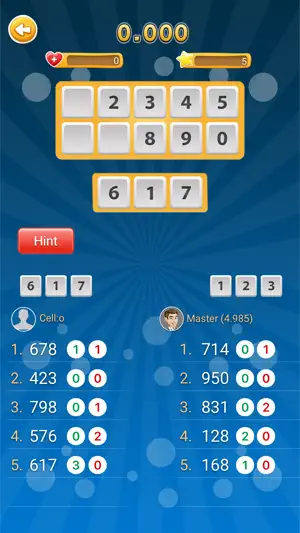 Bulls & Cows: IQ Game screenshot 1