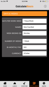 Time Card Calculator-Timeclock screenshot