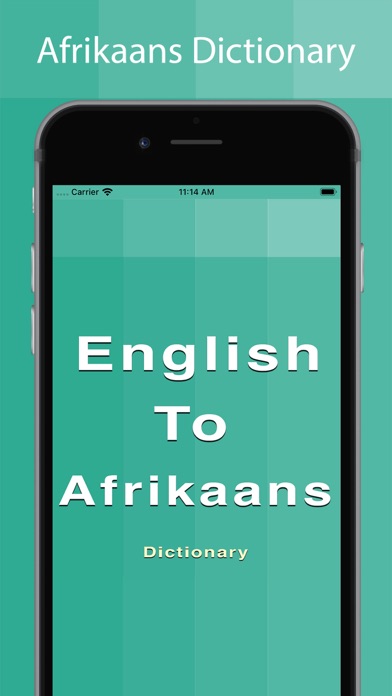 Screenshot #1 pour Afrikaans Dictionary Offline