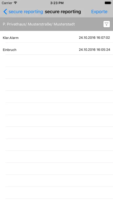 secure reporting screenshot 3 of 5