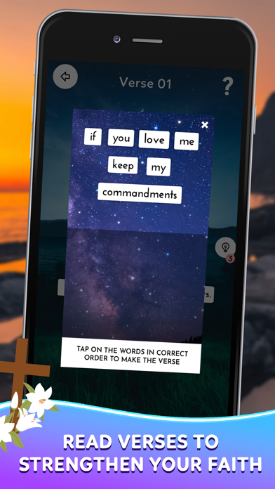 Bible Word Games: Puzzles App Screenshot