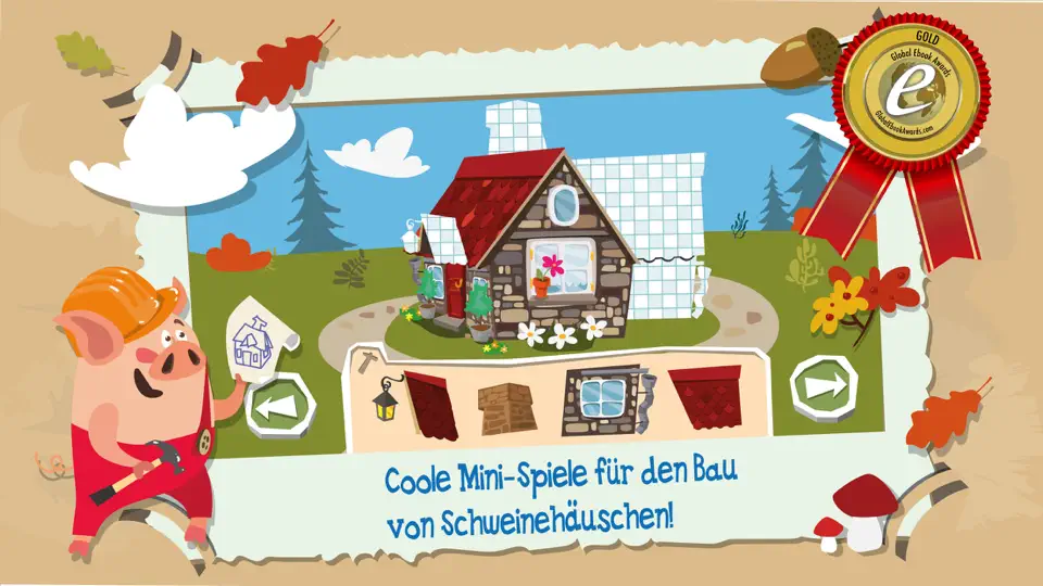 Screenshot von Three Little Pigs Vs The Wolf auf dem iPhone 4
