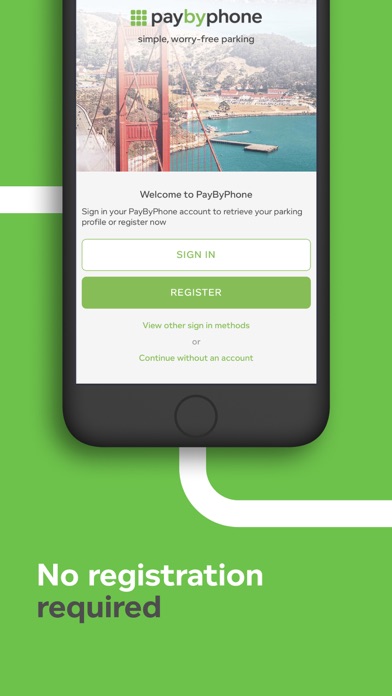 PayByPhone Parking Screenshot
