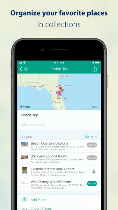 Where To? Search nearby places Screenshot